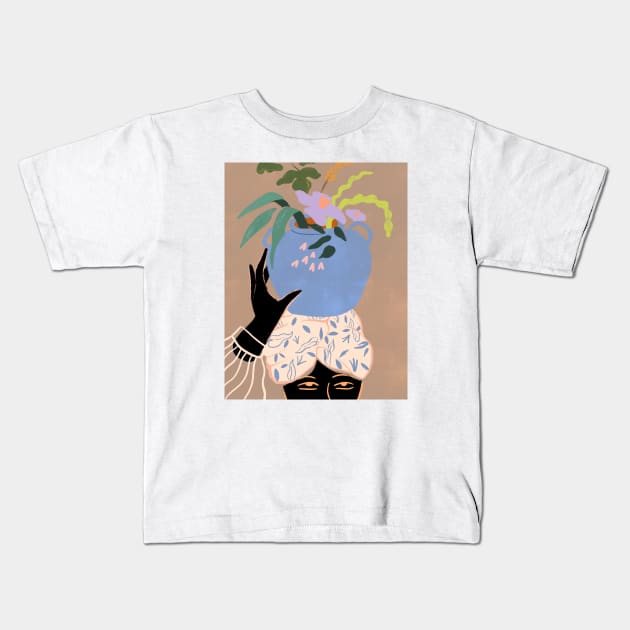 Plant Lady Kids T-Shirt by Arty Guava